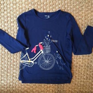 Girls Gap Kids Graphic Tee - Long Sleeve
